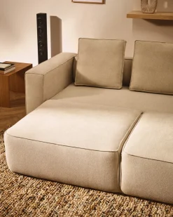 Kave Home Slaapbank Marela Chenille Beige 236cm