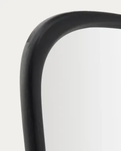 Kave Home Spiegel Alura Zwart Teakhout 158x61cm