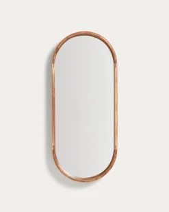 Kave Home Spiegel Berale Acaciahout 76cm