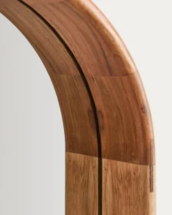 Kave Home Spiegel Berale Acaciahout 76cm
