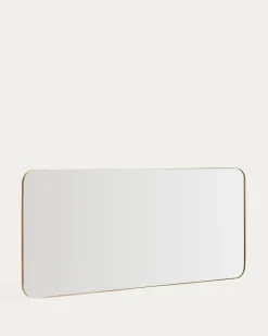 Kave Home Spiegel Marco Goudkleurig Metaal 80x180cm