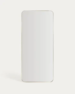 Kave Home Spiegel Marco Goudkleurig Metaal 80x180cm