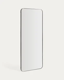 Kave Home Spiegel Marco Zwart Metaal 80x180cm