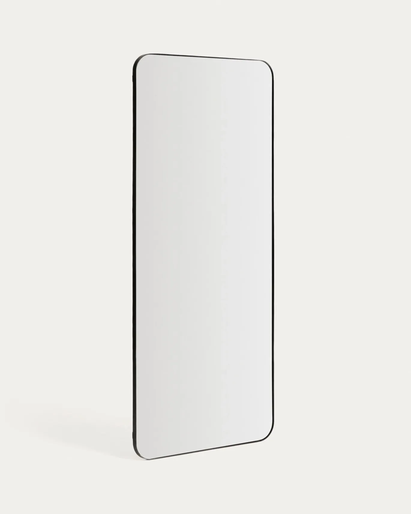 Kave Home Spiegel Marco Zwart Metaal 80x180cm