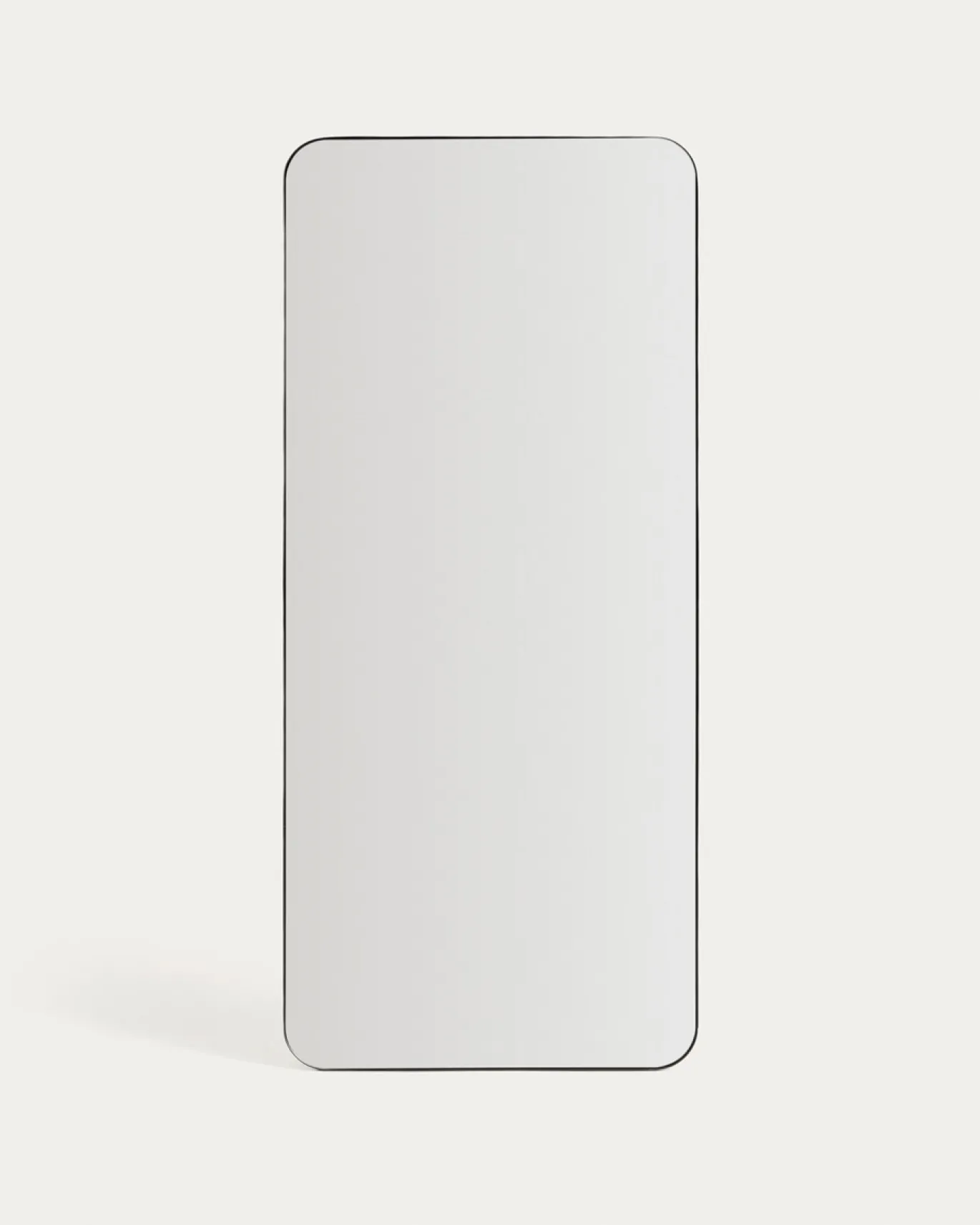 Kave Home Spiegel Marco Zwart Metaal 80x180cm