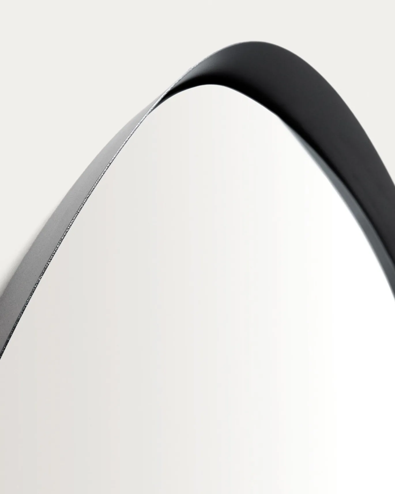 Kave Home Spiegel Tebel Zwart Metaal 85x93,5cm