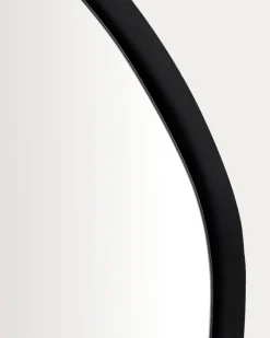 Kave Home Spiegel Tebel Zwart Metaal 85x93,5cm