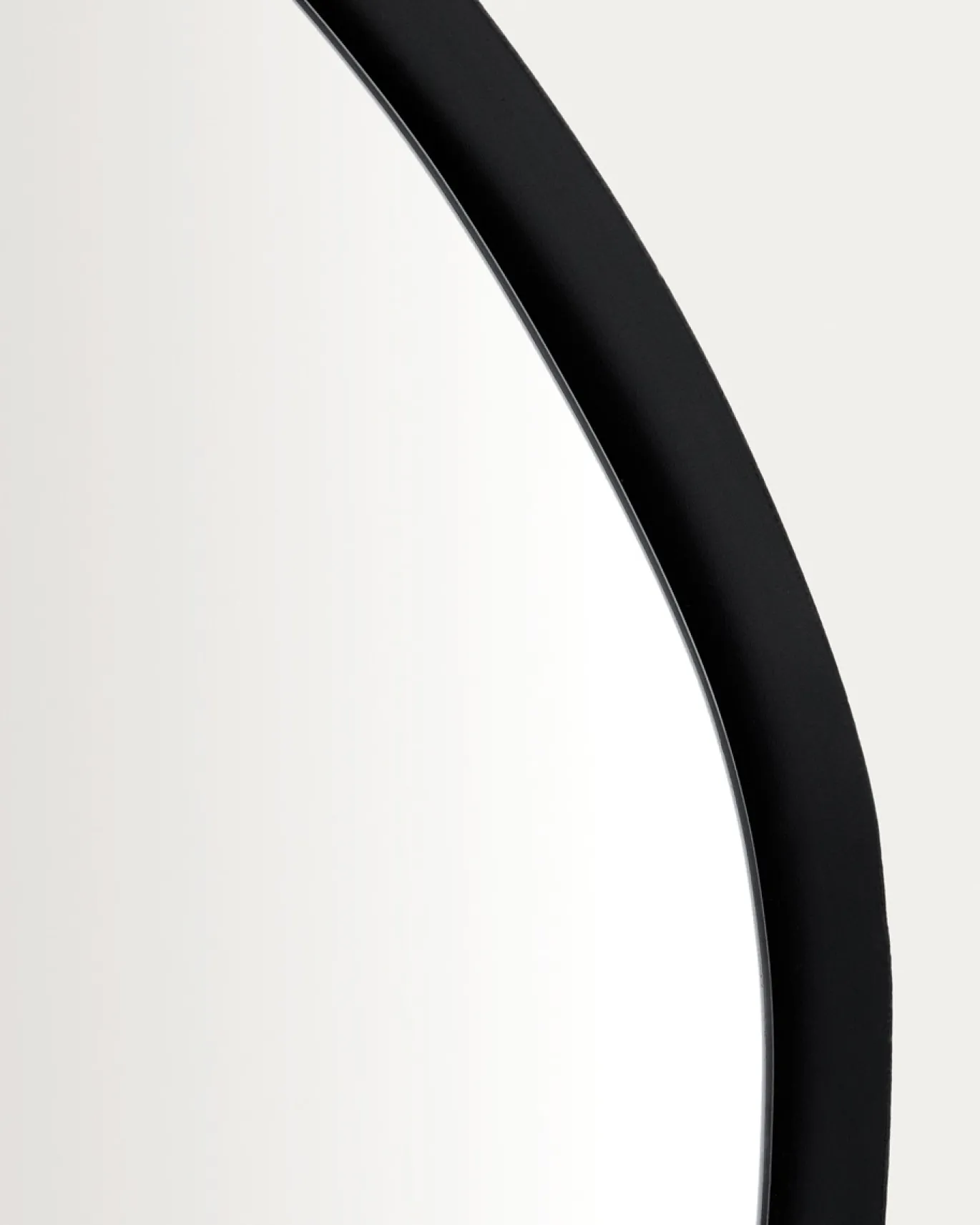 Kave Home Spiegel Tebel Zwart Metaal 85x93,5cm