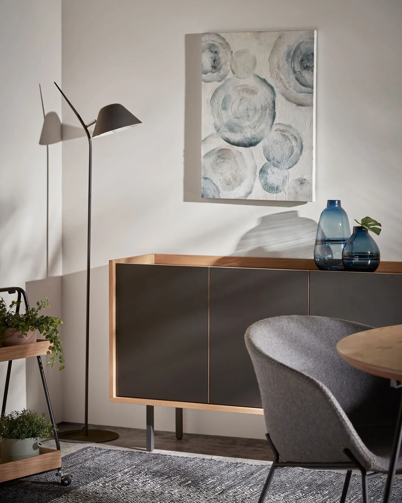 Kave Home Staande Lamp Aurelia Zwart