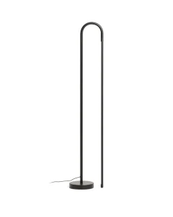 Kave Home Staande Lamp Bow Zwart Aluminium