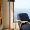 Kave Home Staande Lamp Catlar Essenhout Zwart