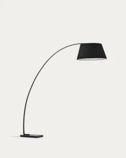 Kave Home Staande Lamp Juhe Zwart