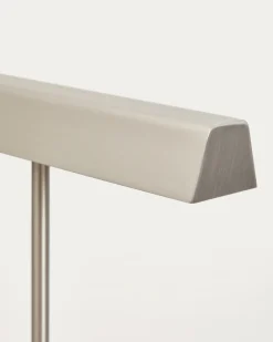 Kave Home Staande Lamp Lynor Geborsteld Metaal met Wit Marmer
