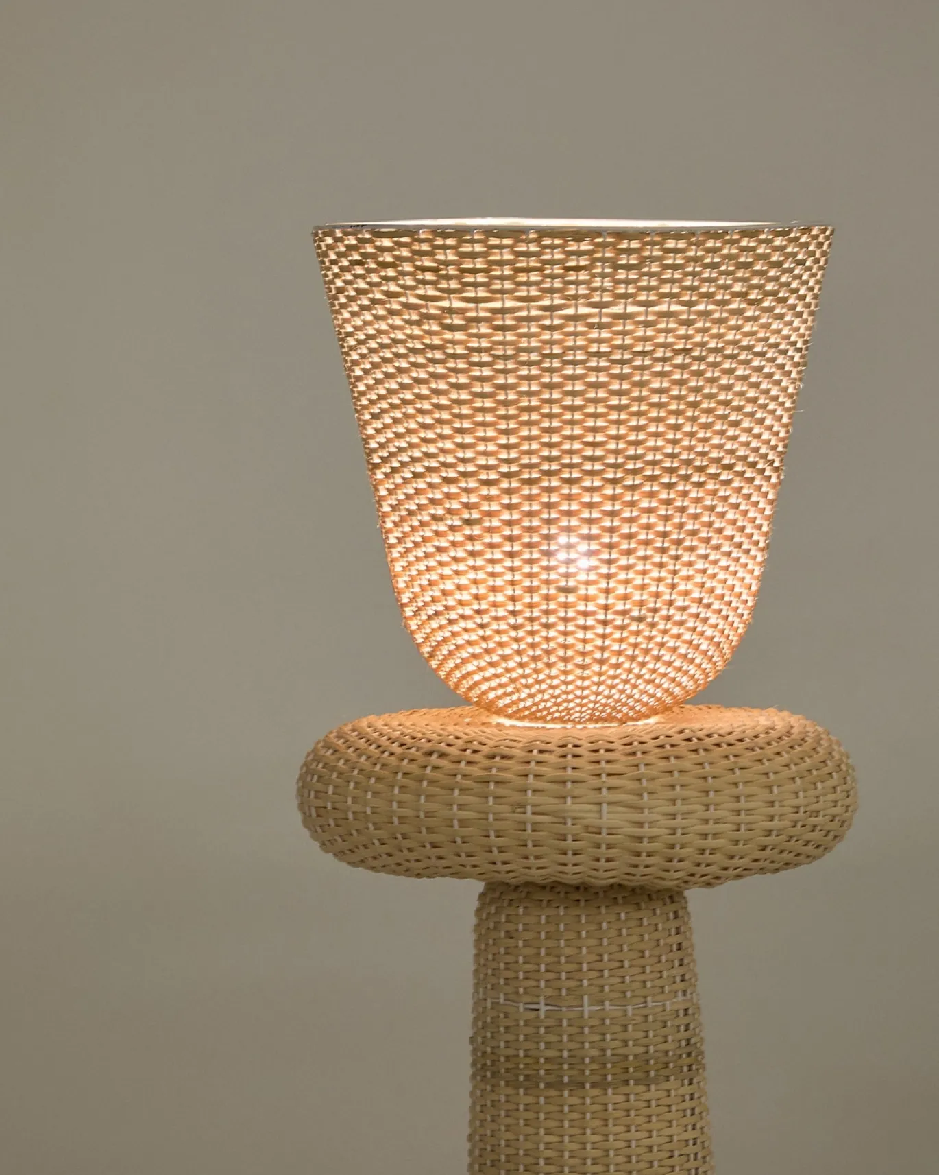 Kave Home Staande Lamp Neuda Rotan Naturel