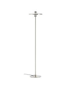 Kave Home Staande Lamp Nuvira Zilver Geborsteld Metaal