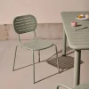Kave Home Stapelbare Stoel Brai Turquoise