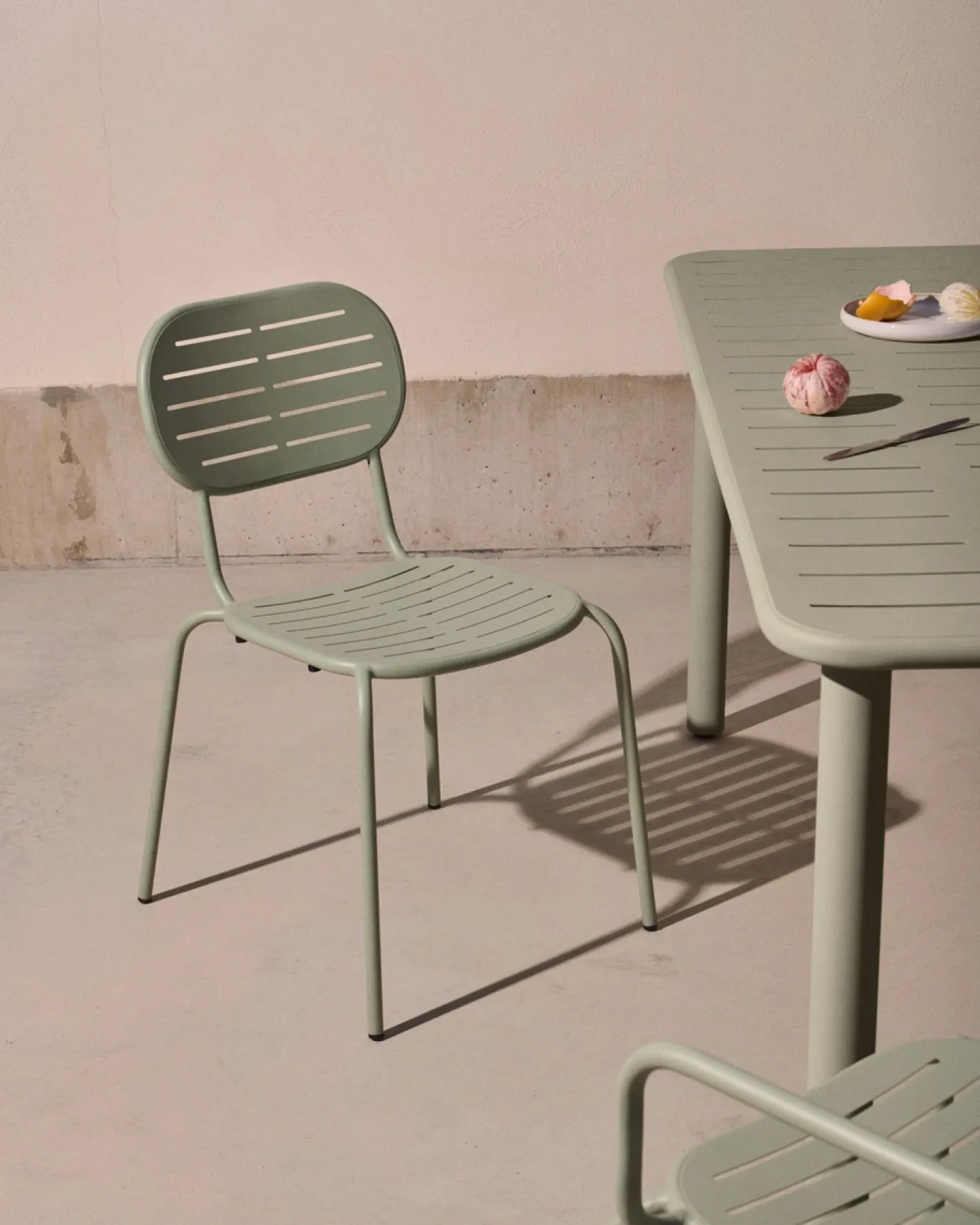 Kave Home Stapelbare Stoel Brai Turquoise