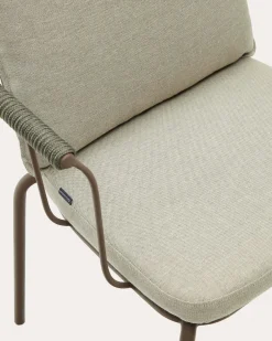 Kave Home Stapelbare Stoel Salguer Touw Bruingelakt
