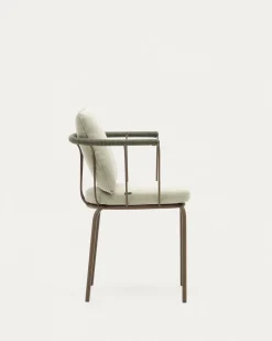 Kave Home Stapelbare Stoel Salguer Touw Bruingelakt