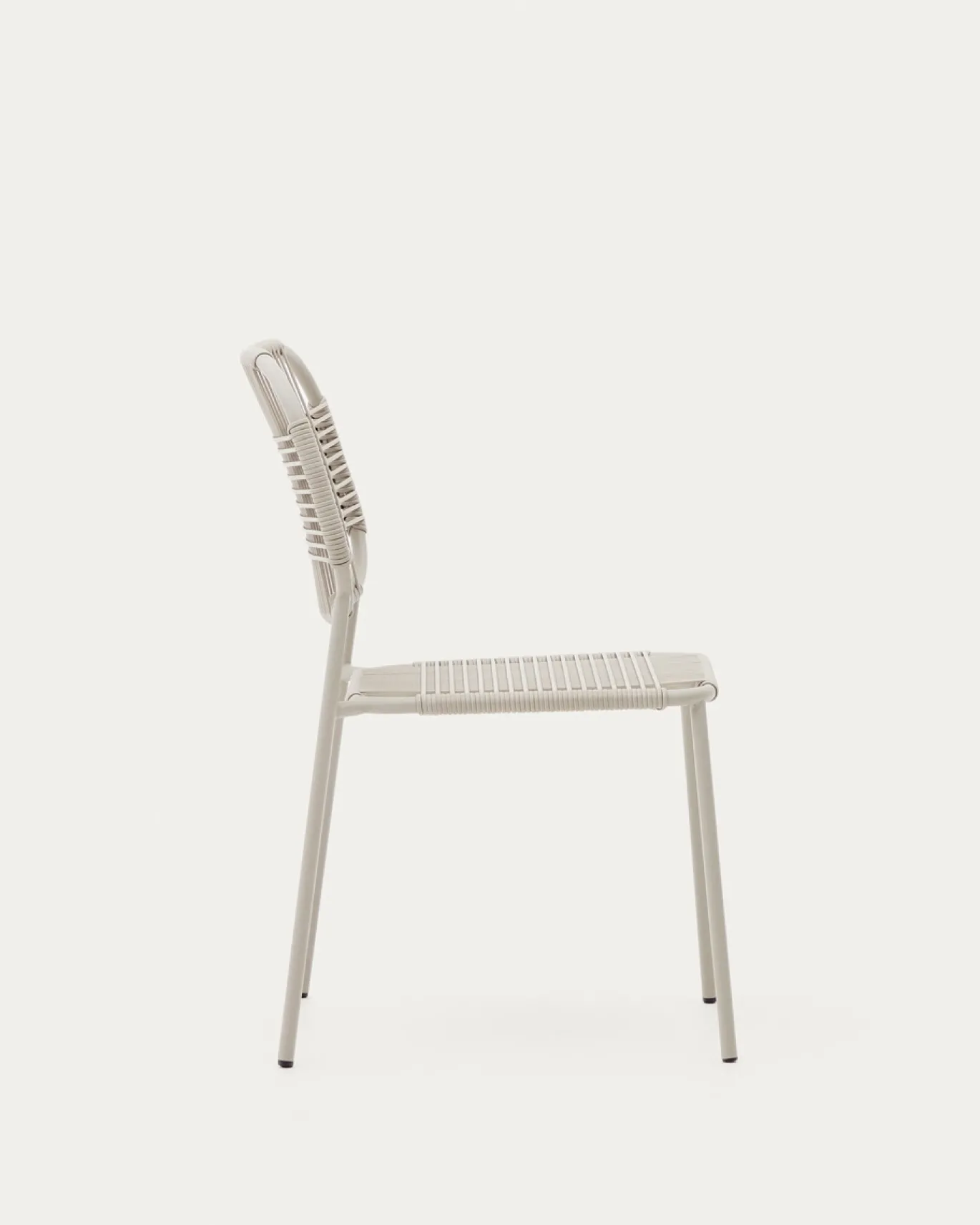 Kave Home Stapelbare Tuinstoel Talaier Touw Beige