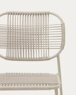 Kave Home Stapelbare Tuinstoel Talaier Touw Beige