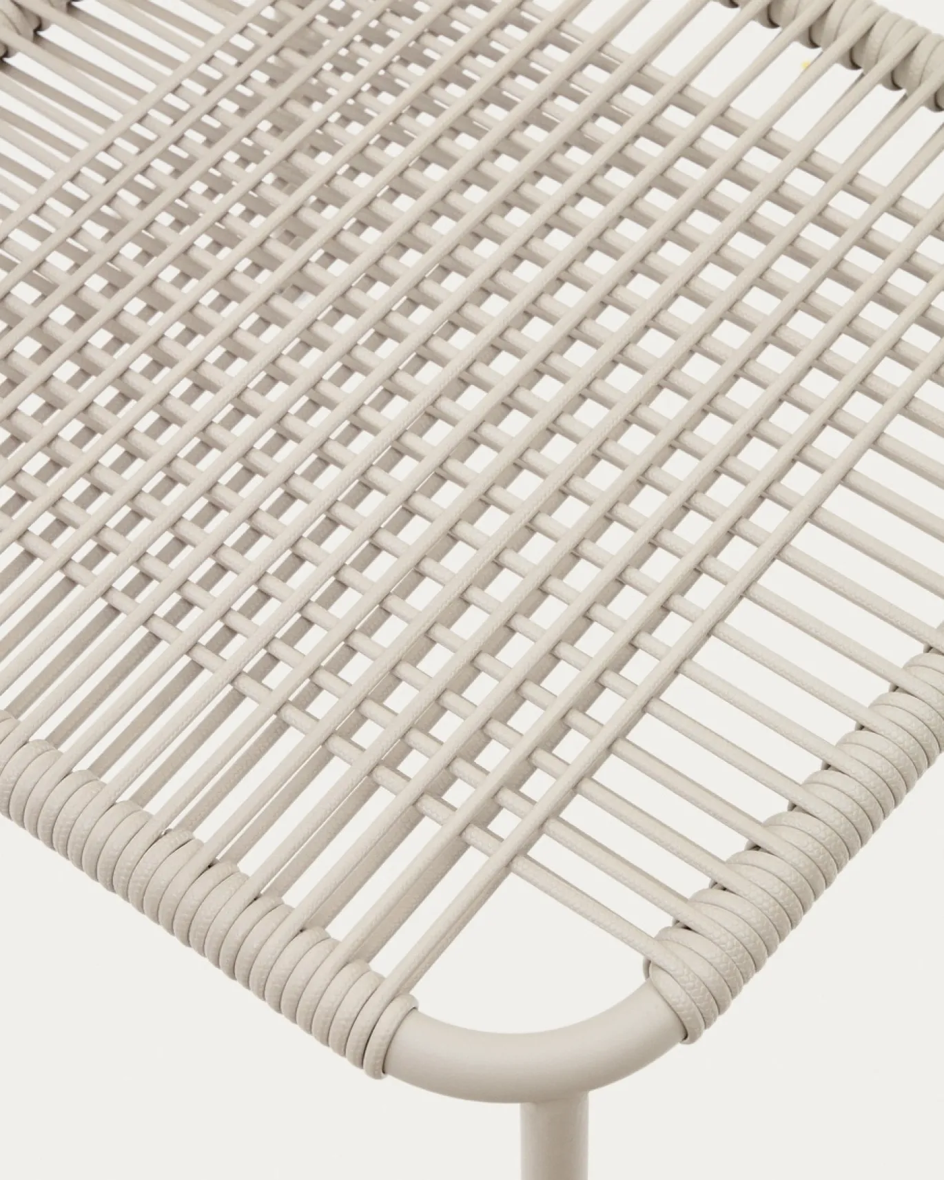 Kave Home Stapelbare Tuinstoel Talaier Touw Beige