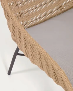 Kave Home Stoel Abeli Beige Touw