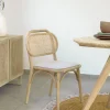 Kave Home Stoel Doriane Eiken Naturel