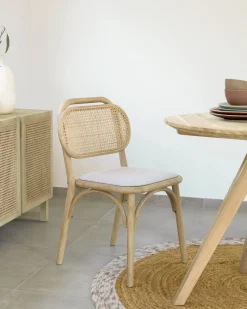 Kave Home Stoel Doriane Eiken Naturel