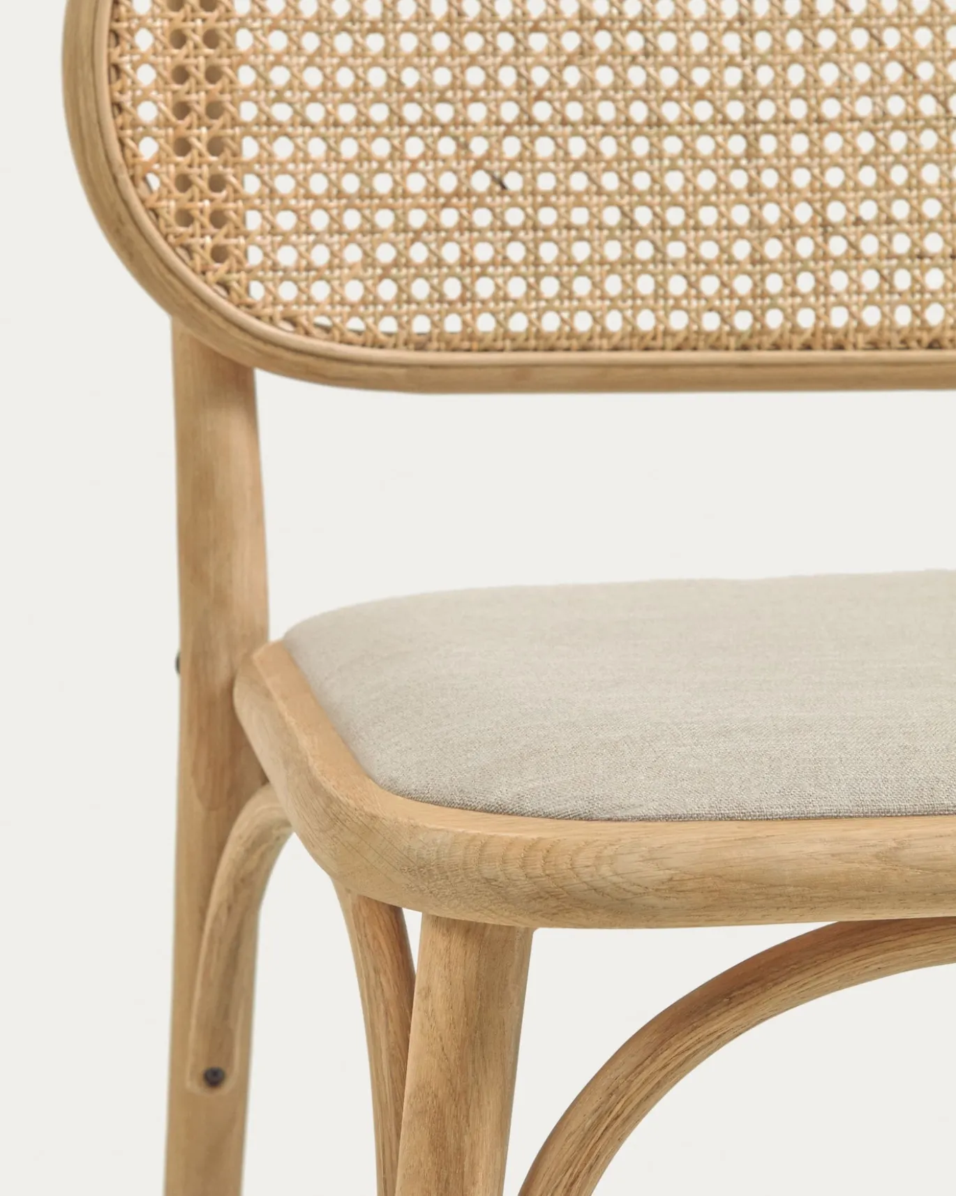 Kave Home Stoel Doriane Eiken Naturel