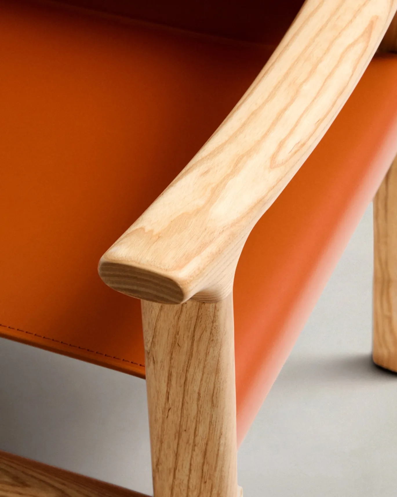 Kave Home Stoel Jan Lichtbruin Essenhout Naturel