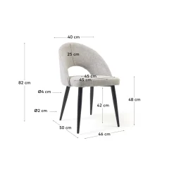 Kave Home Stoel Mael Beige