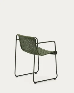 Kave Home Stoel Maurina Groen en Groen Touw