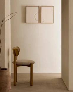 Kave Home Stoel Nebai Massief Eikenhout Naturel