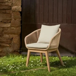 Kave Home Stoel Portalo Beige Touw