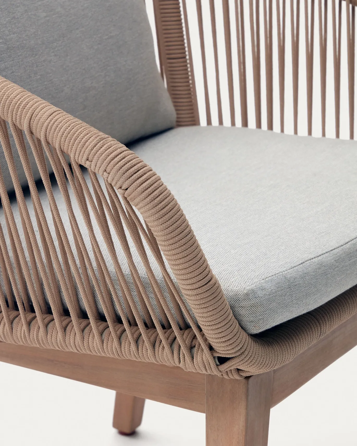 Kave Home Stoel Portalo Beige Touw