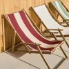 Kave Home Strandstoel Vilara Rood/Beige