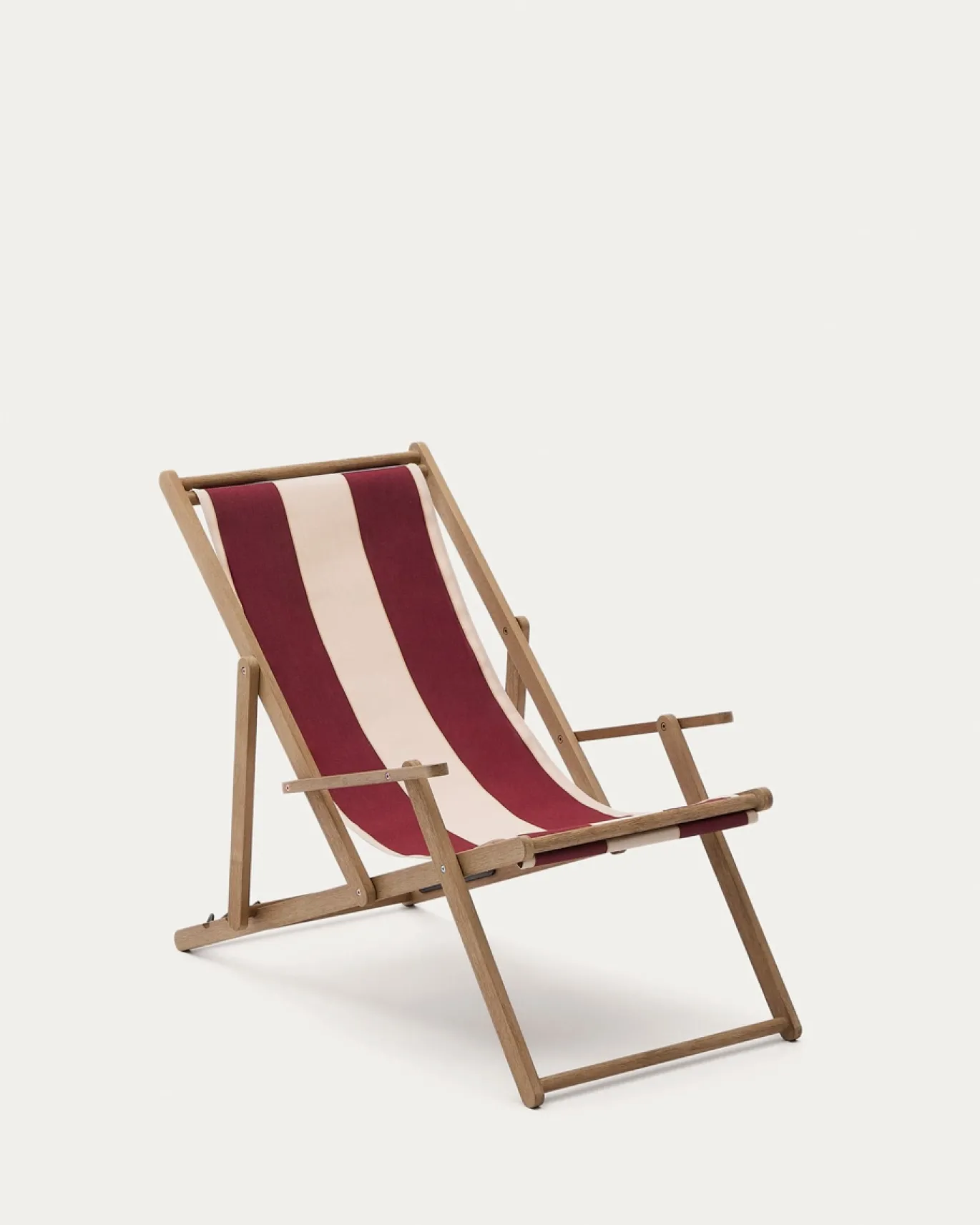 Kave Home Strandstoel Vilara Rood/Beige