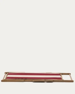Kave Home Strandstoel Vilara Rood/Beige