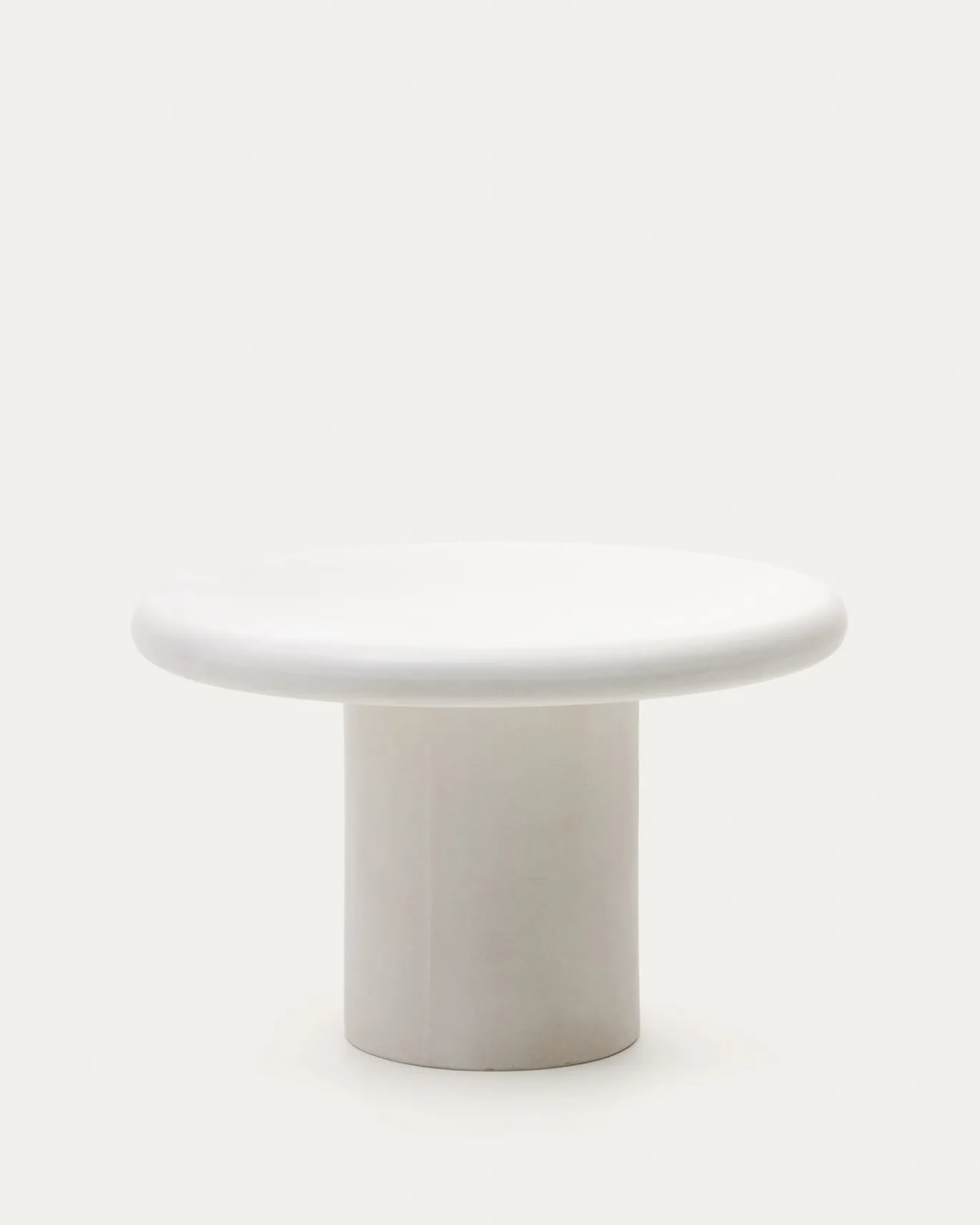 Kave Home Tafel Addaia Rond Wit Cement Ø120cm