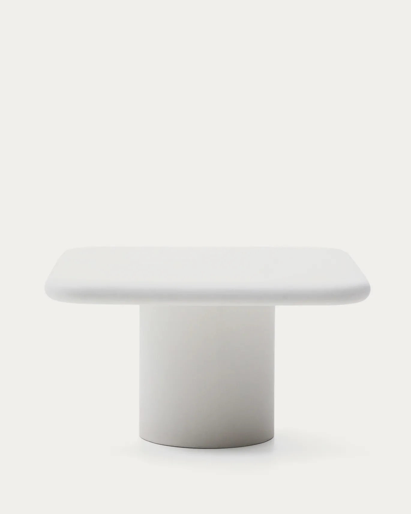 Kave Home Tafel Addaia Witte Cement 135x135cm