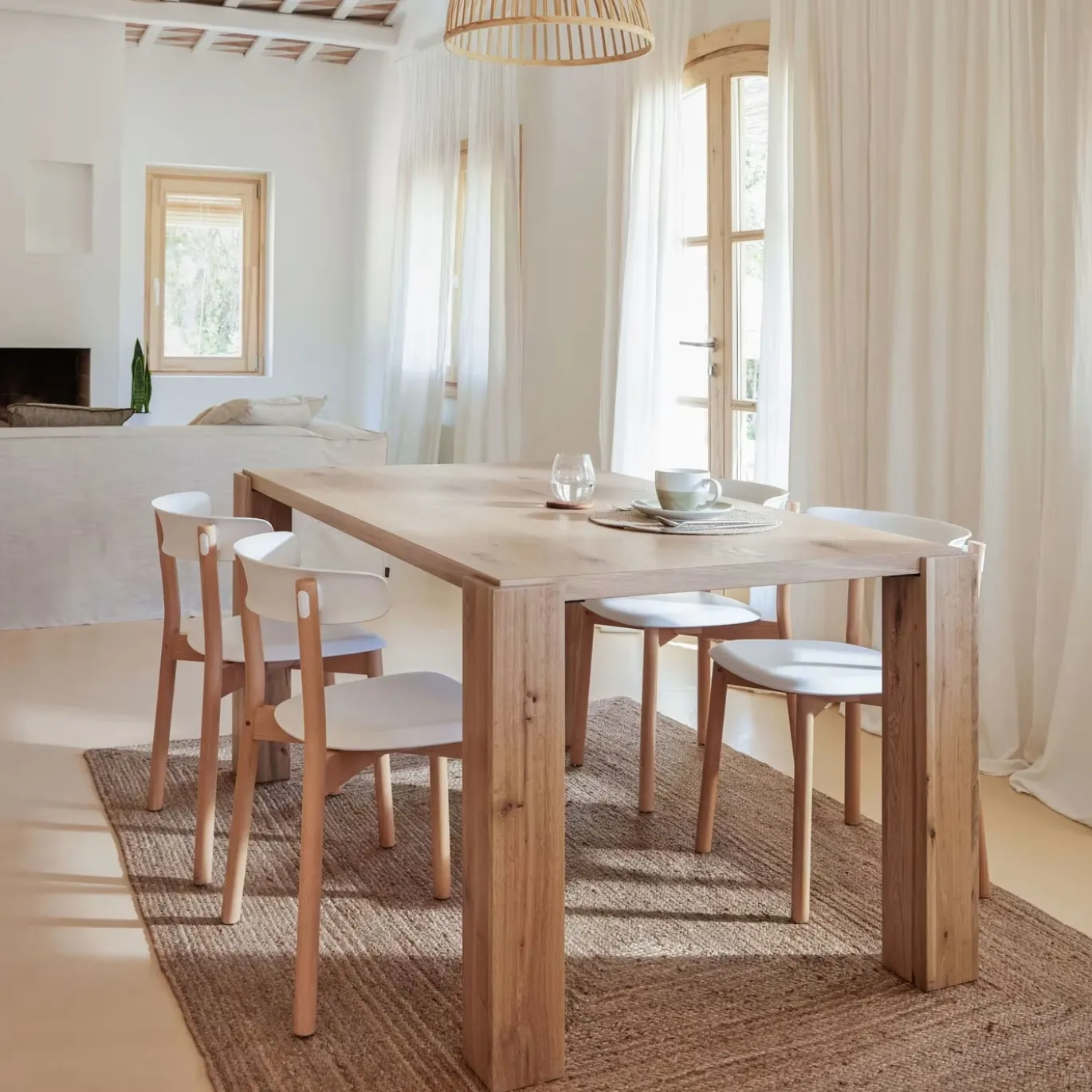 Kave Home Tafel Deyanira Eikenfineer 200x100cm