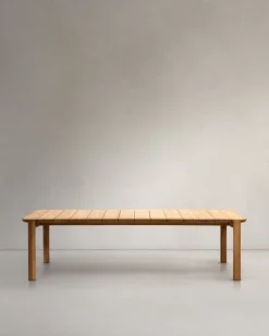 Kave Home Tafel Icaro Massief Teakhout 280x112cm