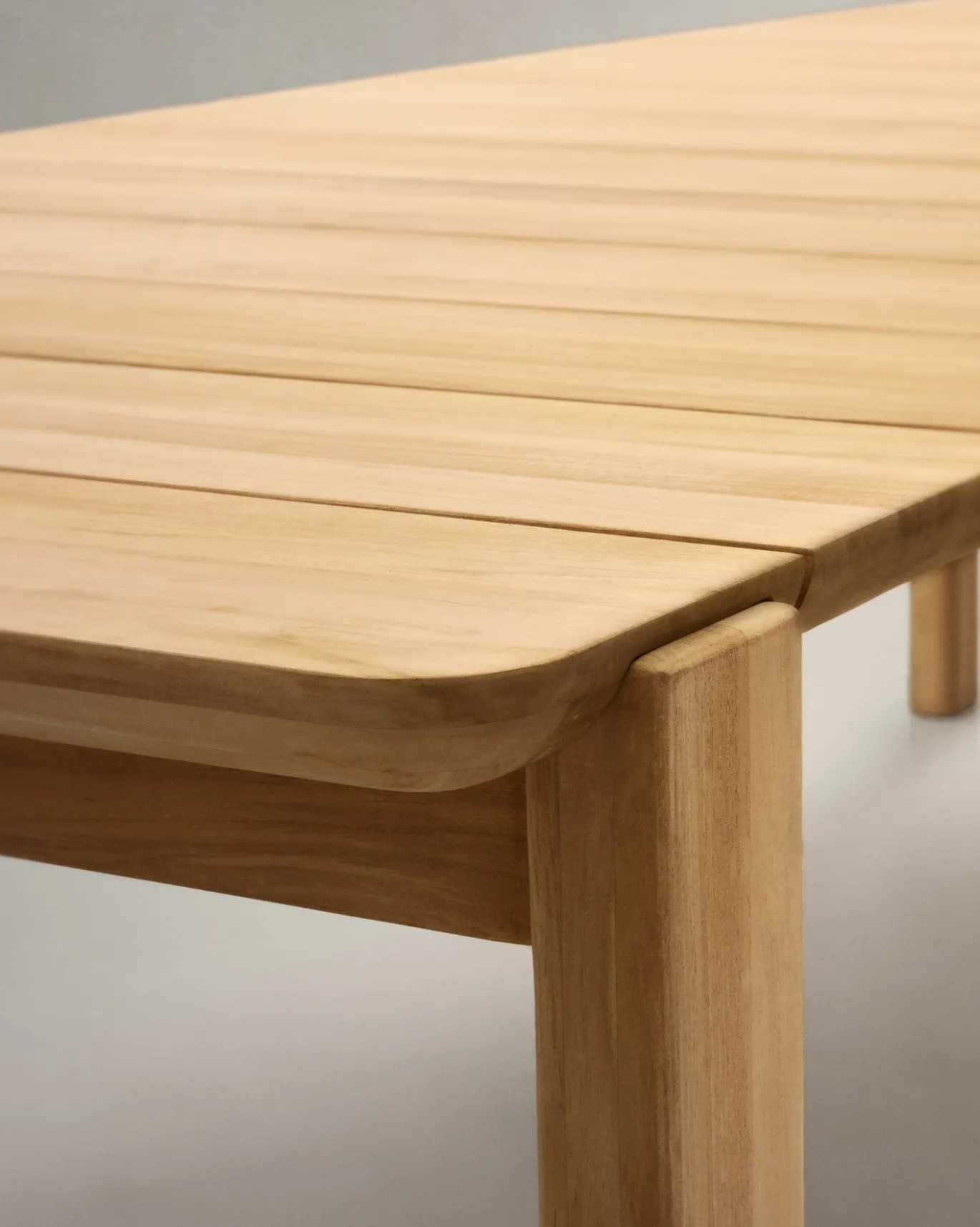 Kave Home Tafel Icaro Massief Teakhout 280x112cm