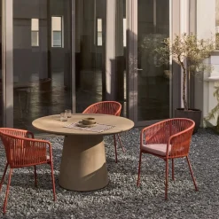 Kave Home Tafel Itai Cement Ø120cm