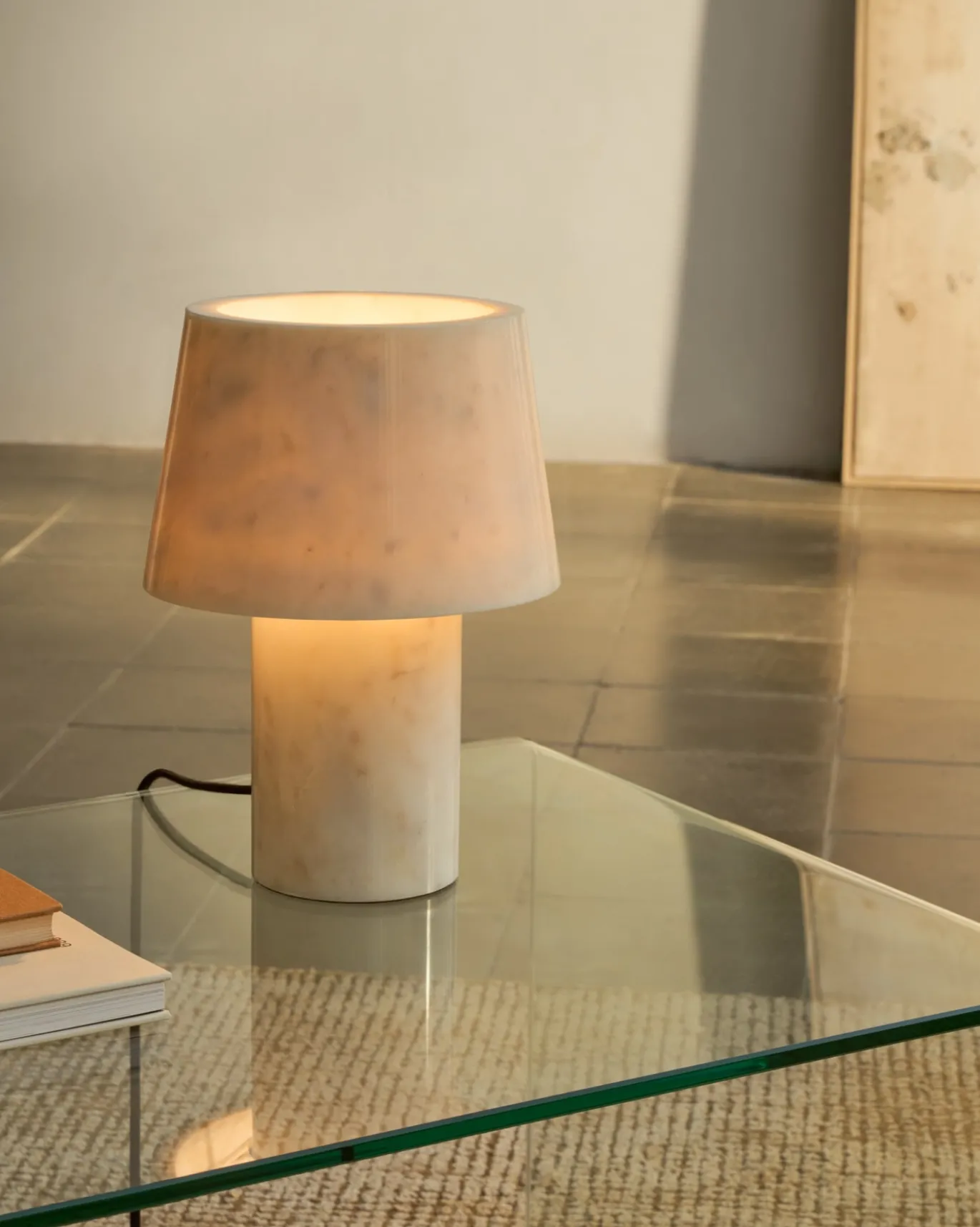 Kave Home Tafellamp Alaro Wit Marmer