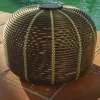Kave Home Tafellamp Garoina Outdoor Rotan Groen Ø50cm