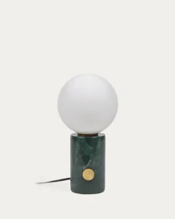 Kave Home Tafellamp Lonela Marmer Groen