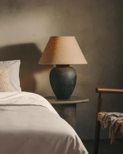 Kave Home Tafellamp Mercadal Zwart Keramiek