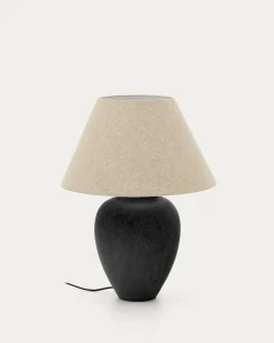 Kave Home Tafellamp Mercadal Zwart Keramiek